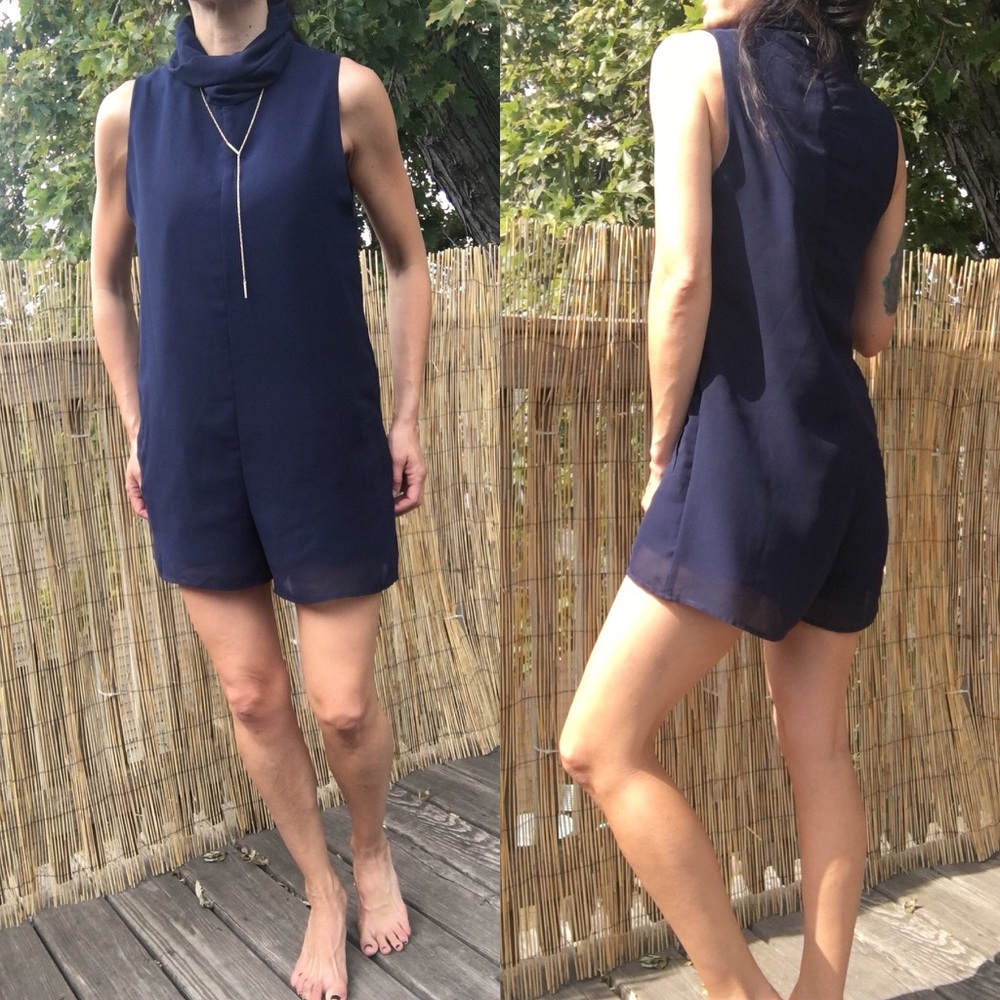 ONE Teaspoon navy romper